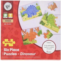 Set 3 puzzle lemn dinozauri