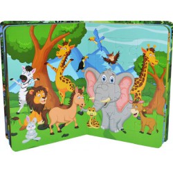 Puzzle tip carte Zoo